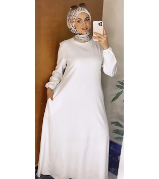 عبايه كريب تركي موديل نيللي